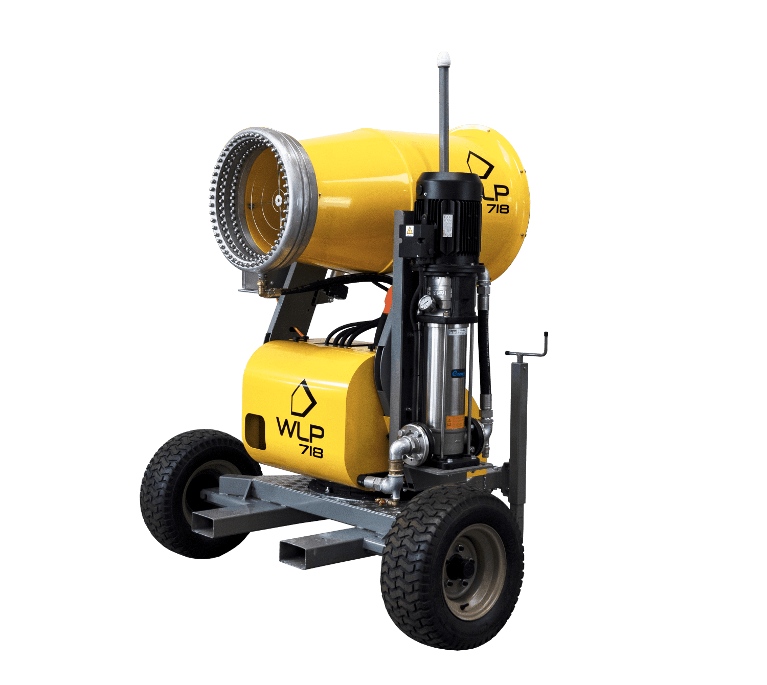 Sprøjtelængde 75 meter